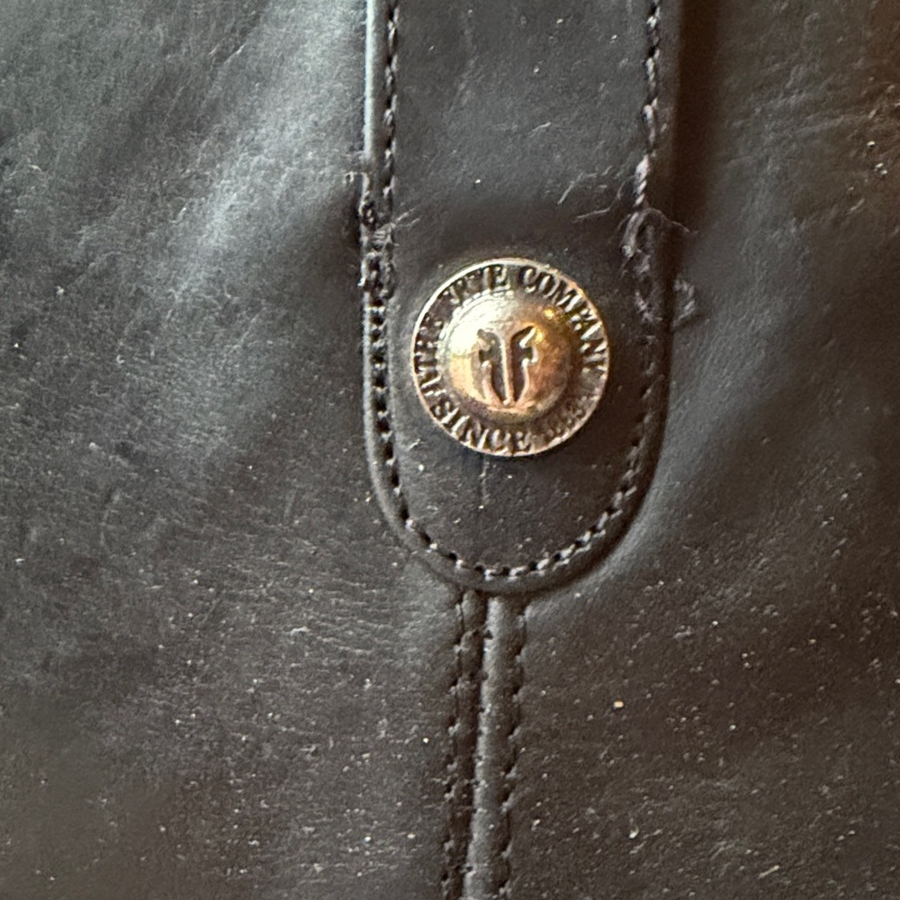 Frye Melissa Tall Black Leather Riding Boots Women’s Size 10 Classic & Timeless - Picture 13 of 14
